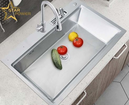 Easy To Maintain Stainless Steel Hand Sinks  In Domestic Kitchens