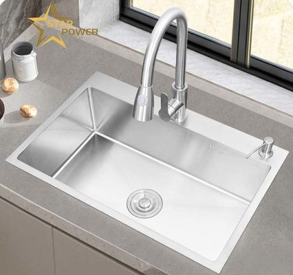 Easy To Maintain Stainless Steel Hand Sinks  In Domestic Kitchens