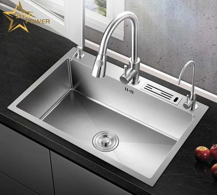 Durable Easy To Clean Stainless Steel Hand Sink For Household Kitchens