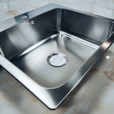 304 Stainless Steel Single Bowl Kitchen Sink Undermount or Top Mount
