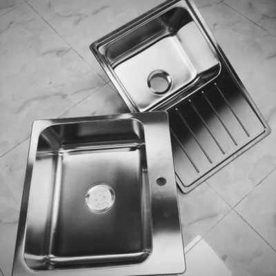 304 Stainless Steel Single Bowl Kitchen Sink Undermount or Top Mount