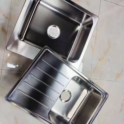 304 Stainless Steel Single Bowl Kitchen Sink Undermount or Top Mount
