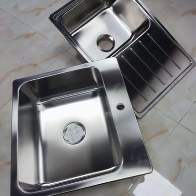 304 Stainless Steel Single Bowl Kitchen Sink Undermount or Topmount