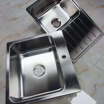 304 Stainless Steel Single Bowl Kitchen Sink Undermount or Topmount