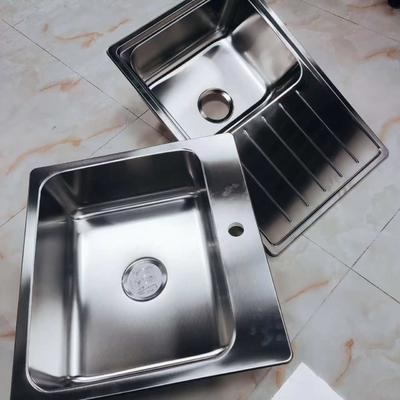304 Stainless Steel Single Bowl Kitchen Sink Undermount or Topmount