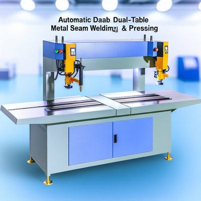 Automatic Dual-Table Metal Seam Welding & Pressing Machine