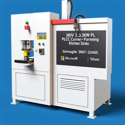 380V 2.3KW PLC Corner Press Machine for Kitchen Sinks