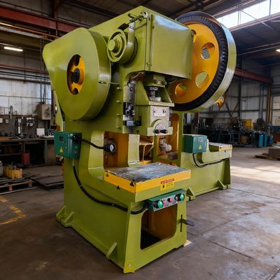 JH21 Series Open-Type Fixed-Bed Pneumatic Punch Press with 400KN Nominal Pressure 100MM Slider Stroke and 4000W Motor Power