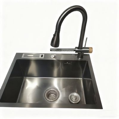 DeepMax Pro Single Bowl Stainless Steel Kitchen Sink