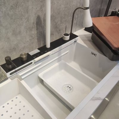 Handmade 32 Inch Large Single Bowl Undermount Kitchen Sink with Thick Gauge Stainless Steel for Durability