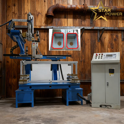 Automatic Four-Side Welding Machine with PLC CNC System and Servo Motor Positioning for Metal Kitchenware Panels