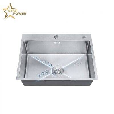 Good price Commercial 32 Inch Undermount Kitchen Sink SUS304 16 Gauge Single Bowl with Drainboard online