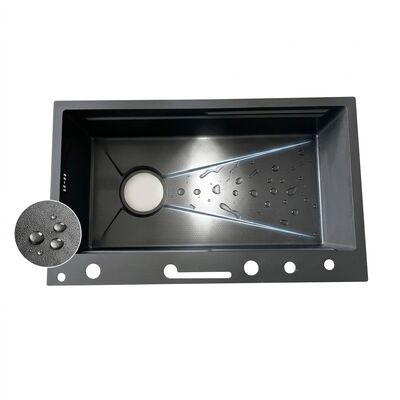 Quality Drop-In 30x18 Double Bowl Kitchen Sink SUS304 Handmade 50/50 Split 18 Gauge factory
