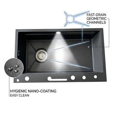 Good price Drop-In 32x19 Double Bowl Kitchen Sink SUS304 18 Gauge with Faucet Holes online