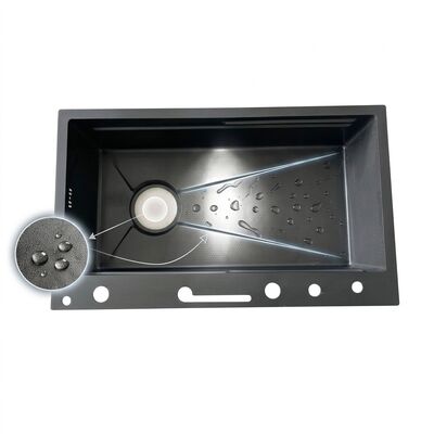 Good price 34 Inch Undermount Double Bowl Kitchen Sink 50 50 SUS304 16 Gauge Zero Radius online