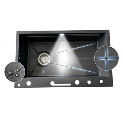 Quality 40 Inch Commercial Double Bowl Drop-In Kitchen Sink 16 Gauge with Drainboard factory