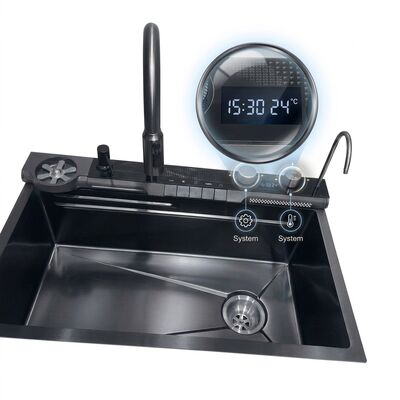 Good price 32 Inch PVD Gunmetal Undermount Single Bowl Kitchen Sink 16 Gauge with Cutting Board online