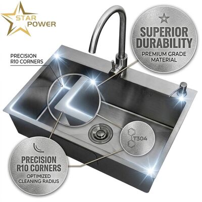 Quality 15 Inch Round Undermount Bar Sink SUS304 20 Gauge Stainless Steel with Basket Strainer factory
