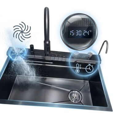Good price 23 Inch Drop-In Single Bowl Kitchen Sink SUS304 18 Gauge with Faucet Hole online
